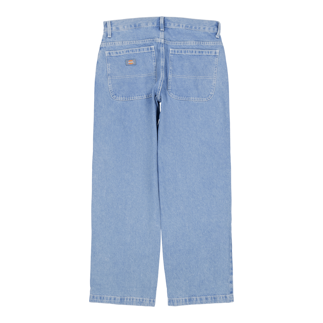 Double Knee Denim Pant Light Wash
