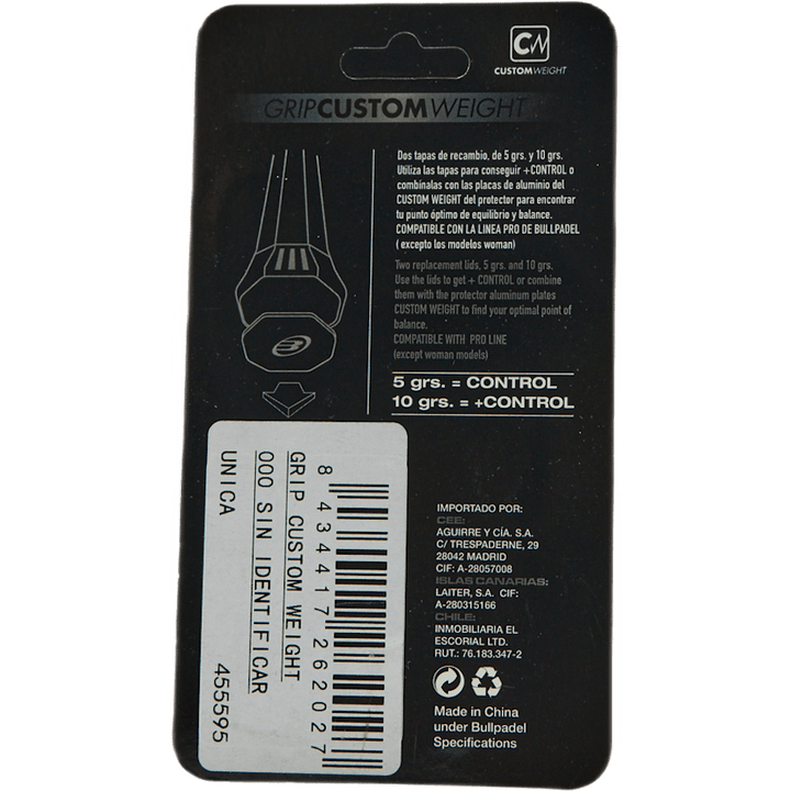 Gripweight 5/10g Black