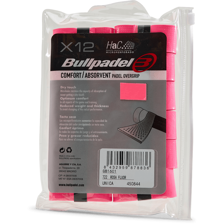 Overgrip Comfort 12p Arancione