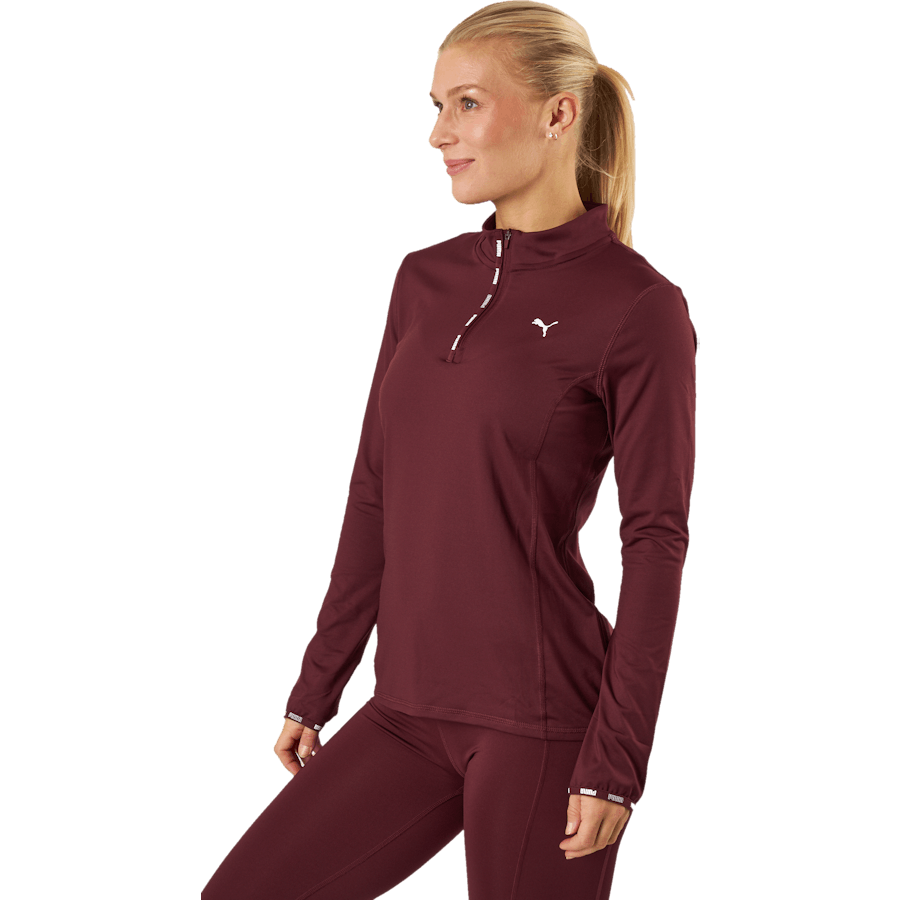 Puma Strong 1/4 Zip Aubergine
