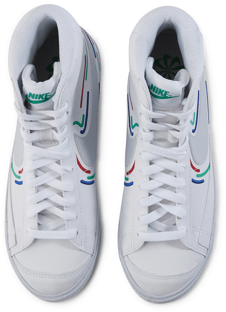 Nike Blazer Mid Nn Gs White/pure Platinum-game Royal