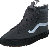 Yt Filmore Hi Vansguard Sherpa Suede Pewter/blk