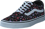 Wm Ward Ditsy Floral Černá/bílá