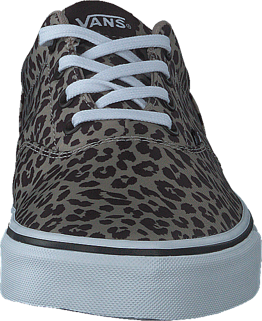Wm Doheny Satin Leopard Brown/white