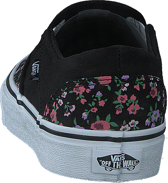 Wm Asher Ditsy Floral Black/white