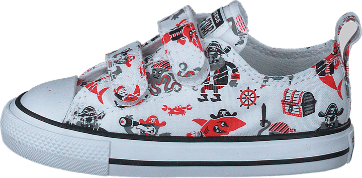 Chuck Taylor All Star 2v Pirat 102-bianco/university Red/nero
