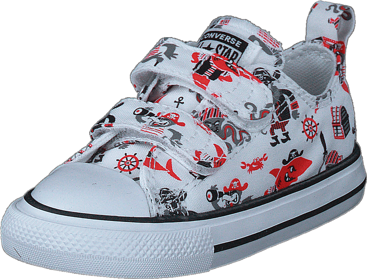 Chuck Taylor All Star 2v Pirat 102-bianco/university Red/nero