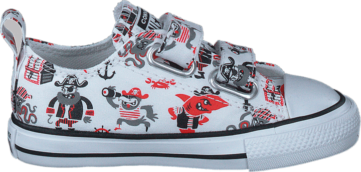 Chuck Taylor All Star 2v Pirat 102-bianco/university Red/nero