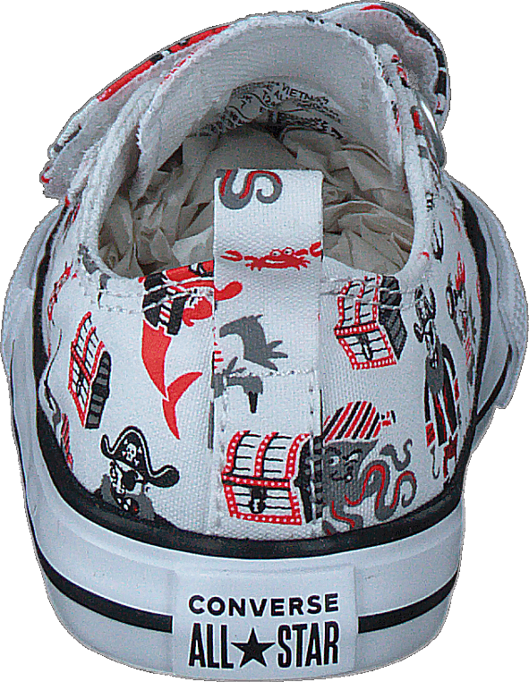 Chuck Taylor All Star 2v Pirat 102-bianco/university Red/nero