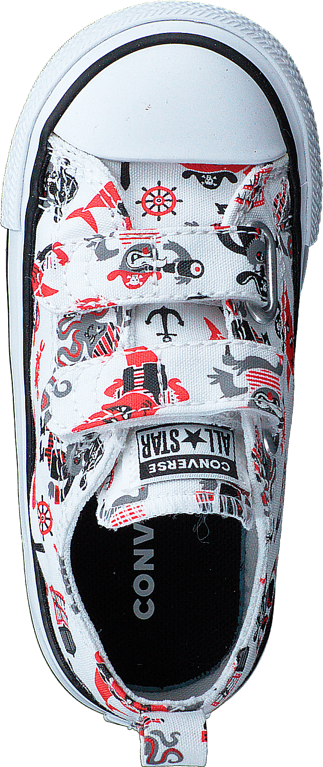 Chuck Taylor All Star 2v Pirat 102-bianco/university Red/nero