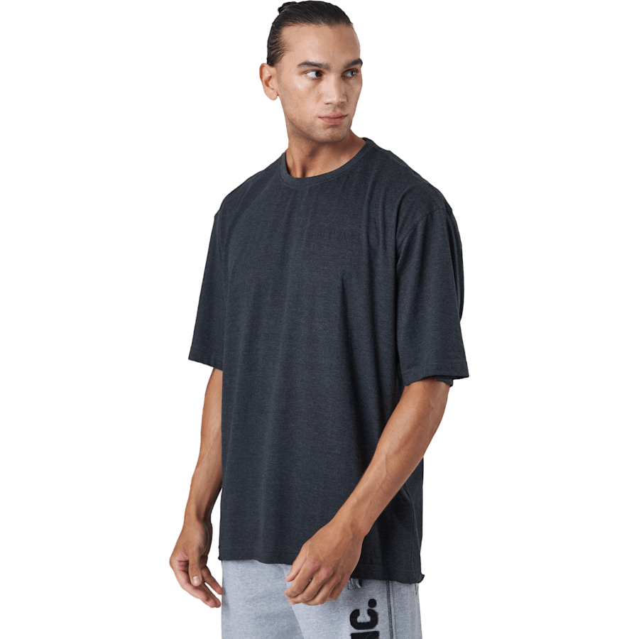 Division Iron Tee Dunkelgrau Melange