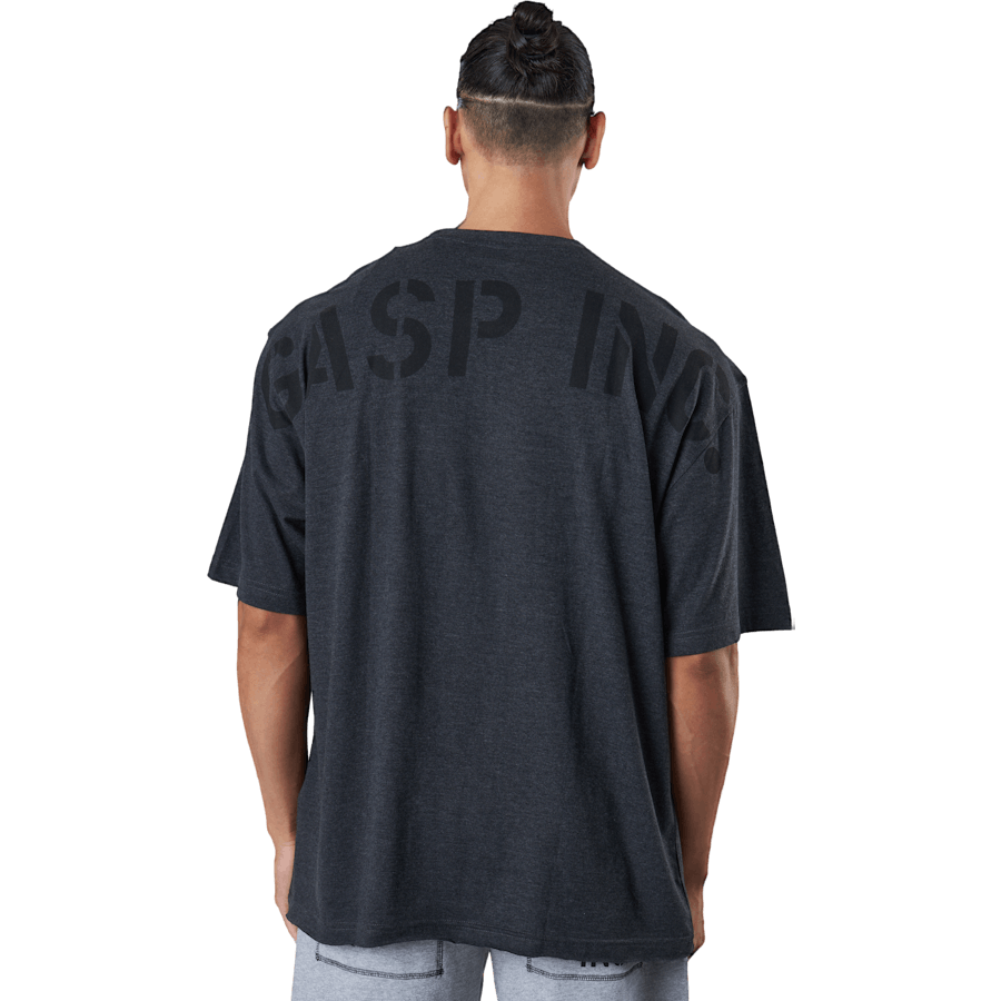Division Iron Tee Dunkelgrau Melange