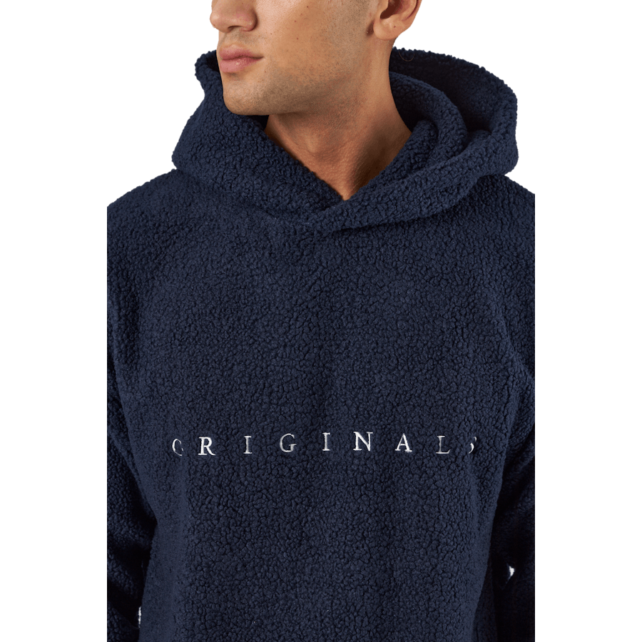 Jorcopenhagen Teddy Sweat Hood Navy Blazer
