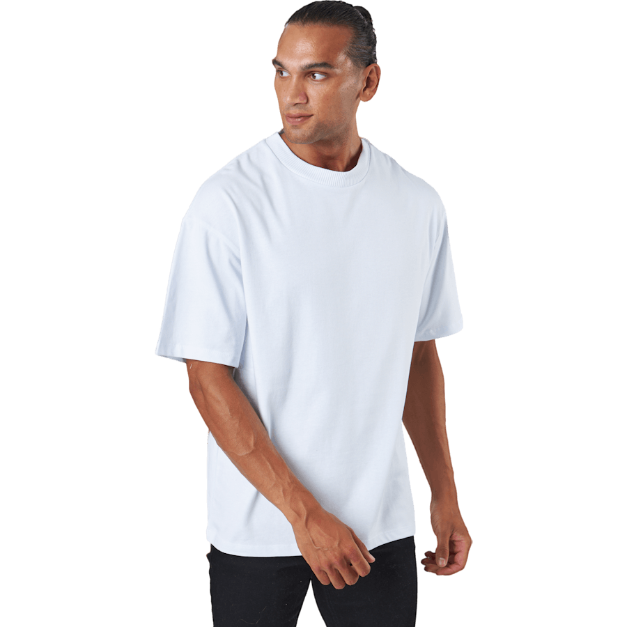 Jprblakam Clean Ss Tee Crew Ne White