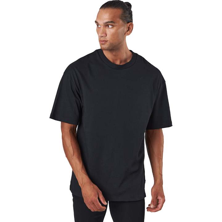 Jprblakam Clean Ss Tee Crew Ne Black