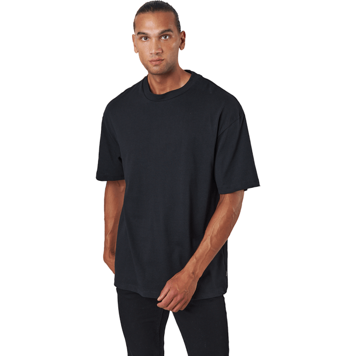 Jprblakam Clean Ss Tee Crew Ne Black
