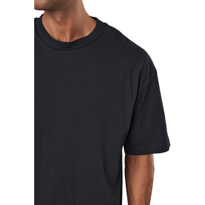 Jprblakam Clean Ss Tee Crew Ne Black