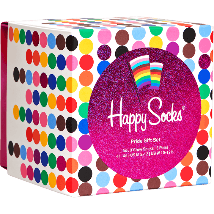 3-pack Pride sokid kinkekomplekt beež
