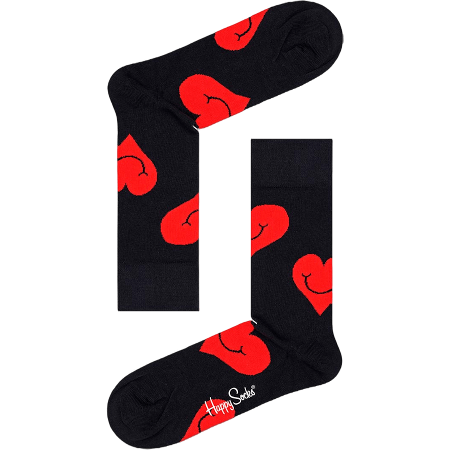 2-pack I Heart You Ponožky Dárkové černé/multi