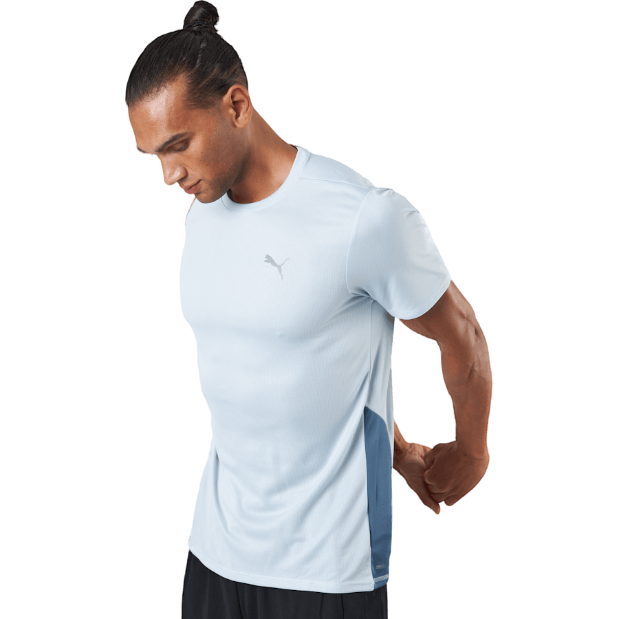 Run Favorite Ss Tee Platinum Grey-sky Evening