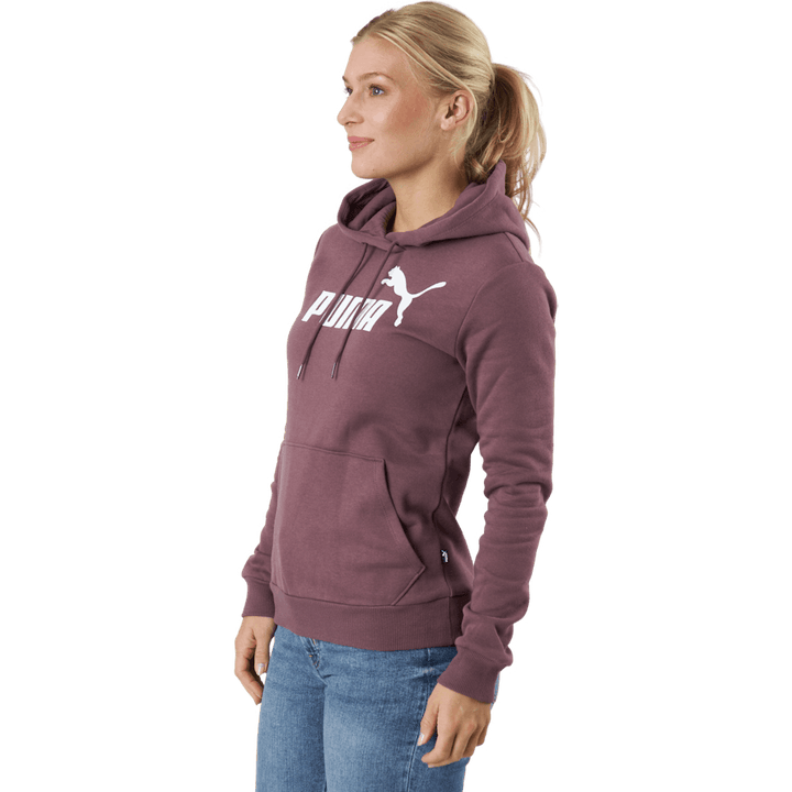 Ess Logo Hoodie Fl (s) Dusty Plum