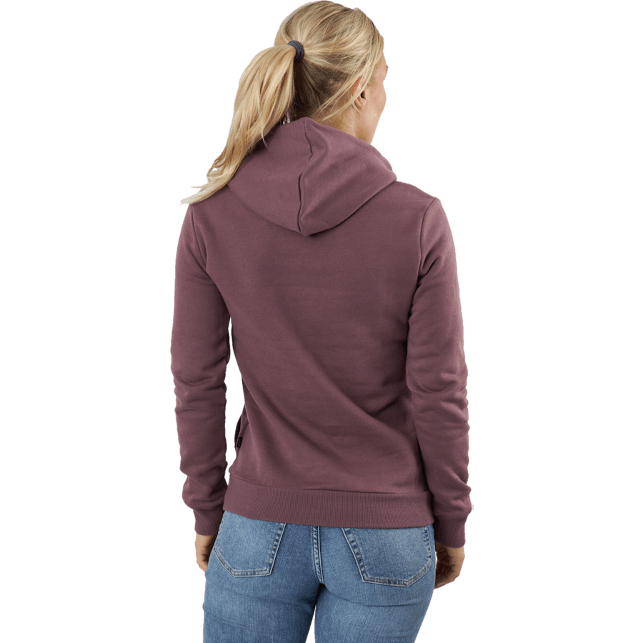 Ess Logo Hoodie Fl (s) Dusty Plum