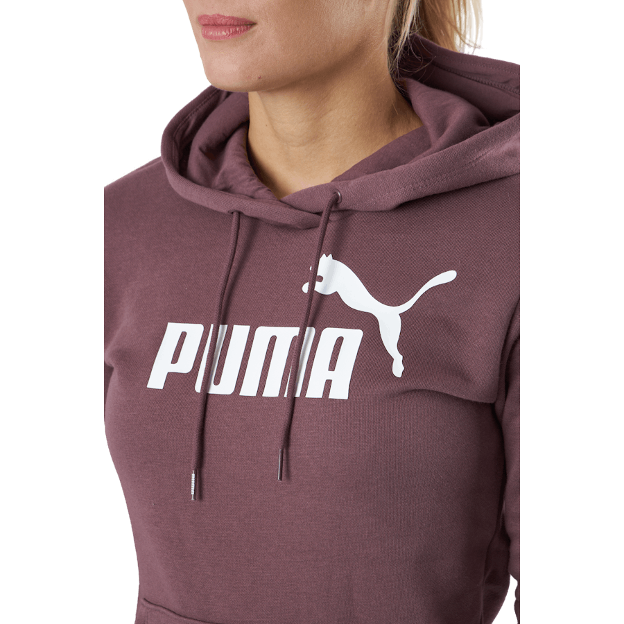 Ess Logo Hoodie Fl (s) Dusty Plum