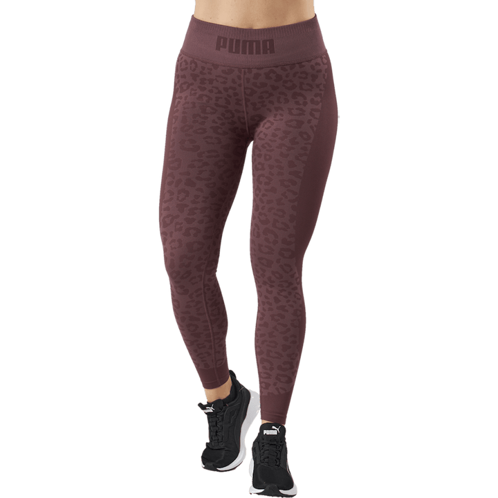 Formknit Seamless High Waist 7 Dusty Plum-leopard Print