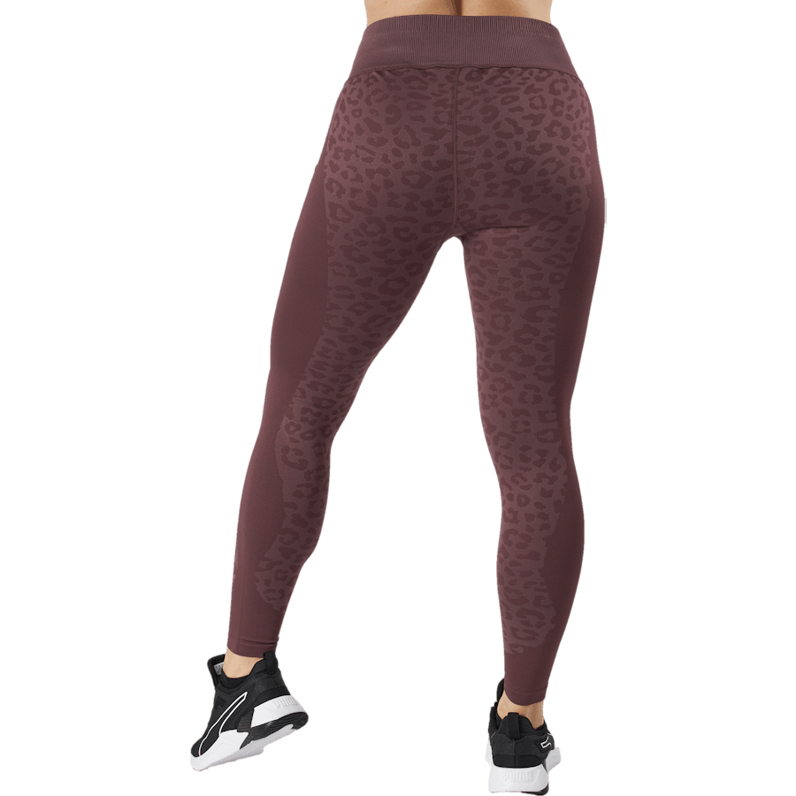 Formknit Seamless High Waist 7 Dusty Plum-leopard Print