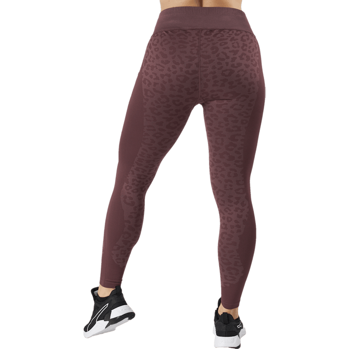 Formknit Seamless High Waist 7 Dusty Plum-leopard Print