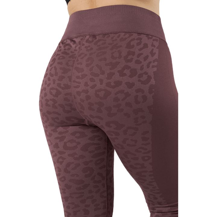 Formknit Seamless High Waist 7 Dusty Plum-leopard Print