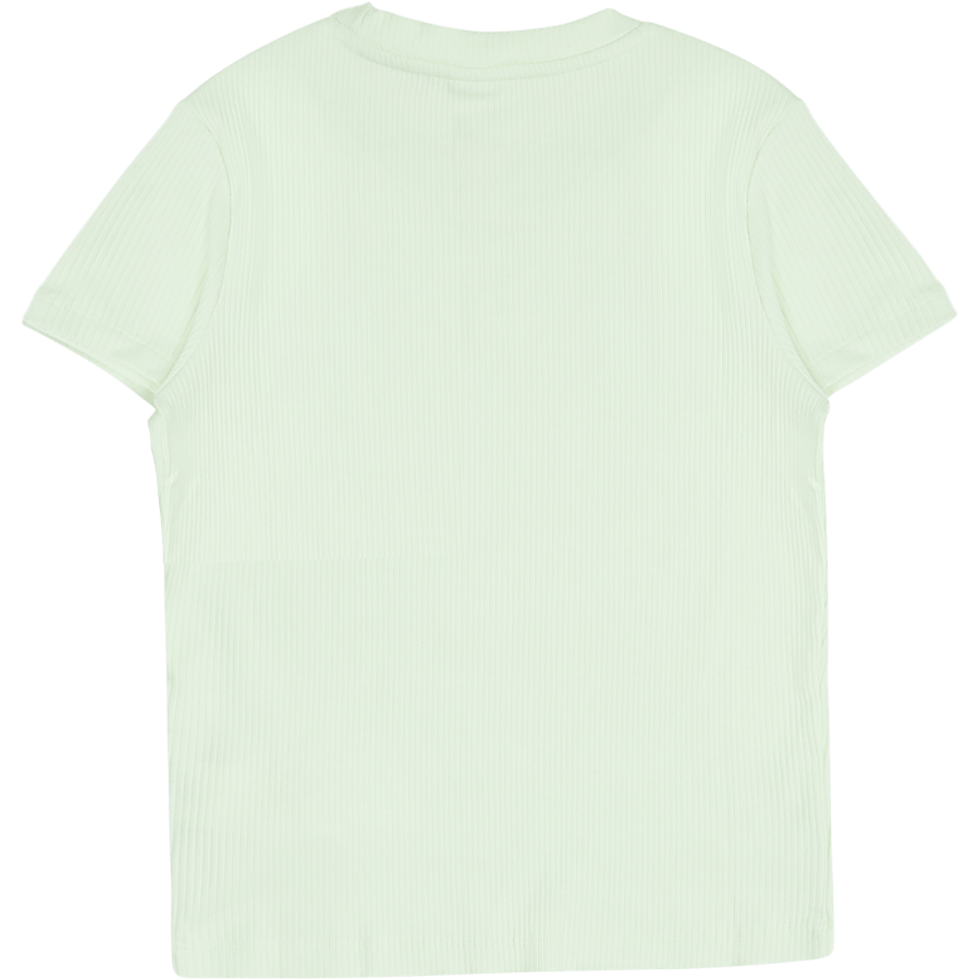 T-shirt slim côtelé classique pour femme