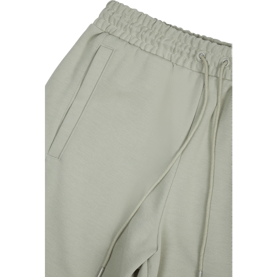 T7 Straight Track Pants Dk Pebble Gray