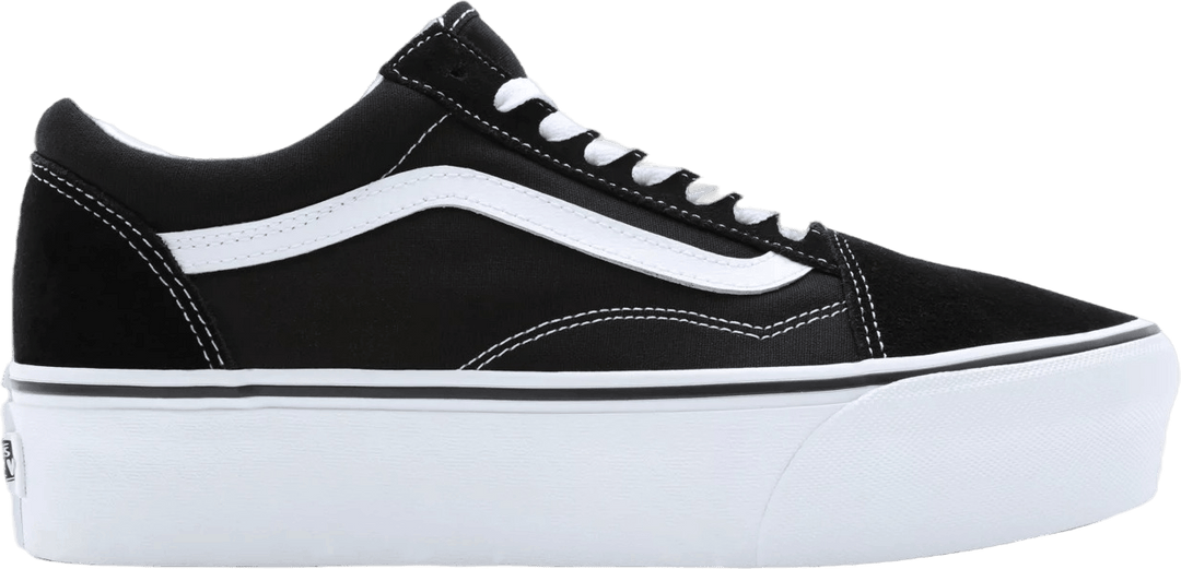 Ua Old Skool Stackform Suede/canvas Black/true White