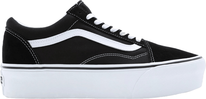 Ua Old Skool Stackform Suede/canvas Black/true White