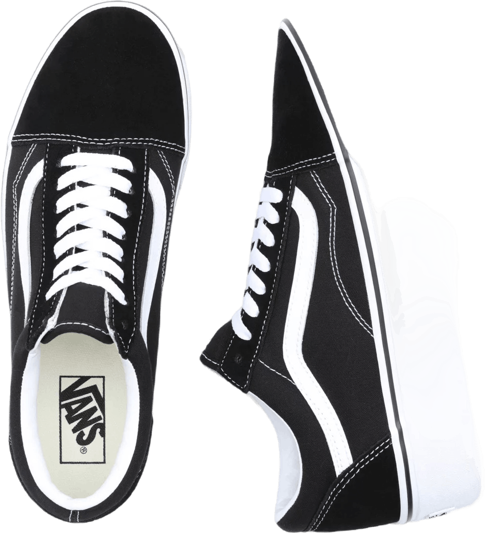 Ua Old Skool Stackform Suede/canvas Black/true White