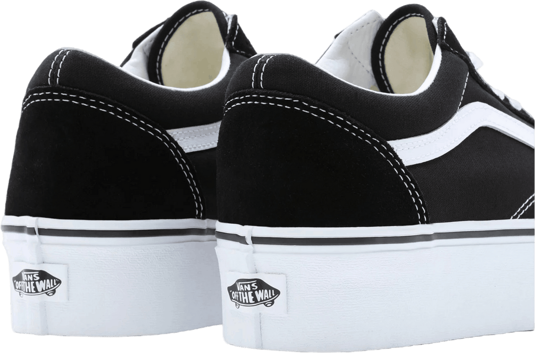 Ua Old Skool Stackform Suede/canvas Black/true White