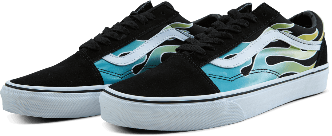 Ua Old Skool Glow Flame Noir/blanc
