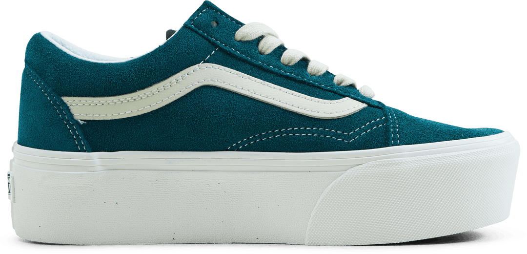 Ua Old Skool Stackform Varsity Wildleder Deep Teal
