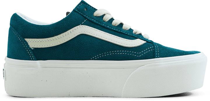 Ua Old Skool Stackform Varsity Wildleder Deep Teal
