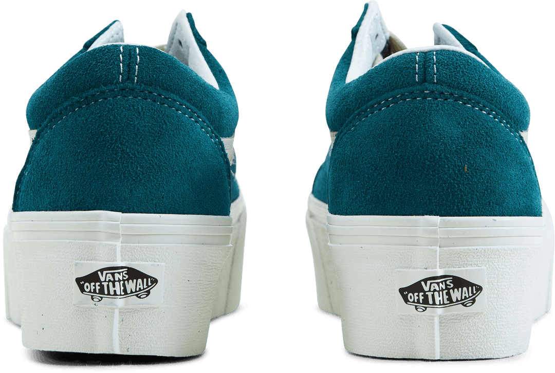 Ua Old Skool Stackform Varsity Wildleder Deep Teal