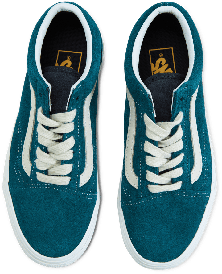 Ua Old Skool Stackform Varsity Wildleder Deep Teal