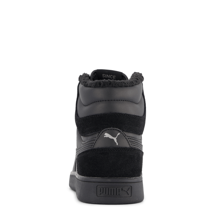 Puma Shuffle Mid Fur Puma Black-puma Black-steel Gr