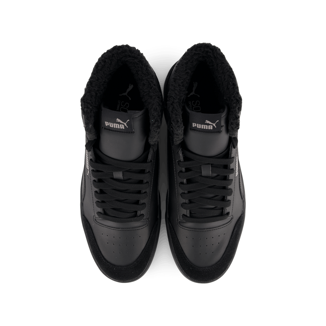 Puma Shuffle Mid Fur Puma Black-puma Black-steel Gr