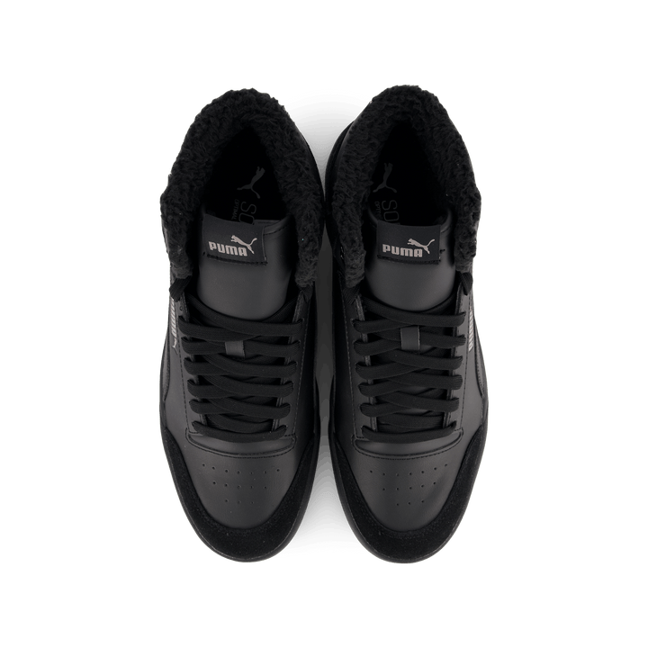 Puma Shuffle Mid Fur Puma Black-puma Black-steel Gr