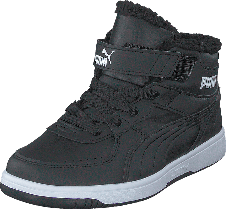 Puma Rebound Joy Fur Ps Puma Black-puma White