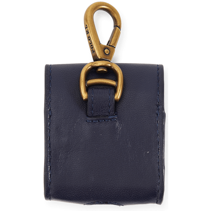 Allover Pony Nappaleder AirPods Tasche Navy/Multi Pony