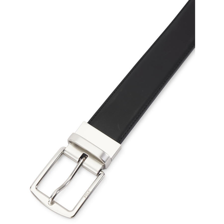 Leather Belt & Card Case Gift Set Black