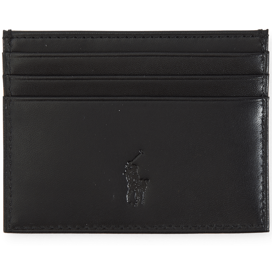 Leather Belt & Card Case Gift Set Black