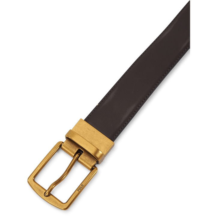 Leather Belt & Card Case Gift Set Brown